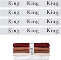 4PCS Bed Sheet Organizer Bands, Storage Labels and Sheet Keepers by QoeCycth