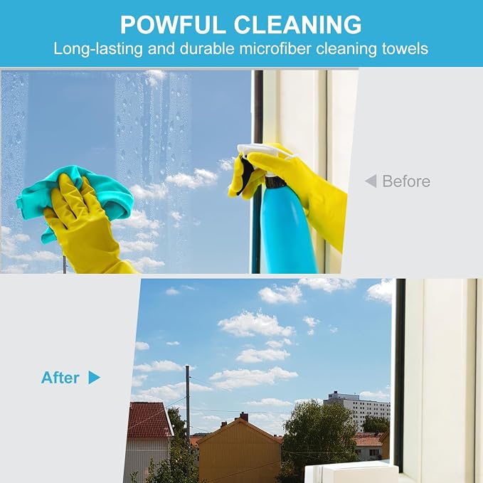 Microfiber Cleaning Cloth: 24 Pack Cleaning Towels - Image 6