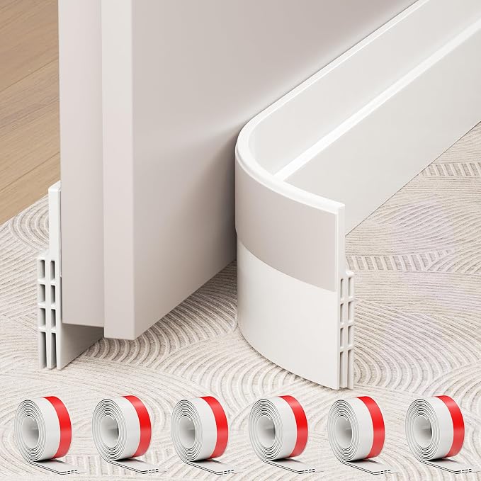 Hojoy Under Door Draft Stopper, Door Weather Stripping Door Seal, 6 Pack | by HOJOY