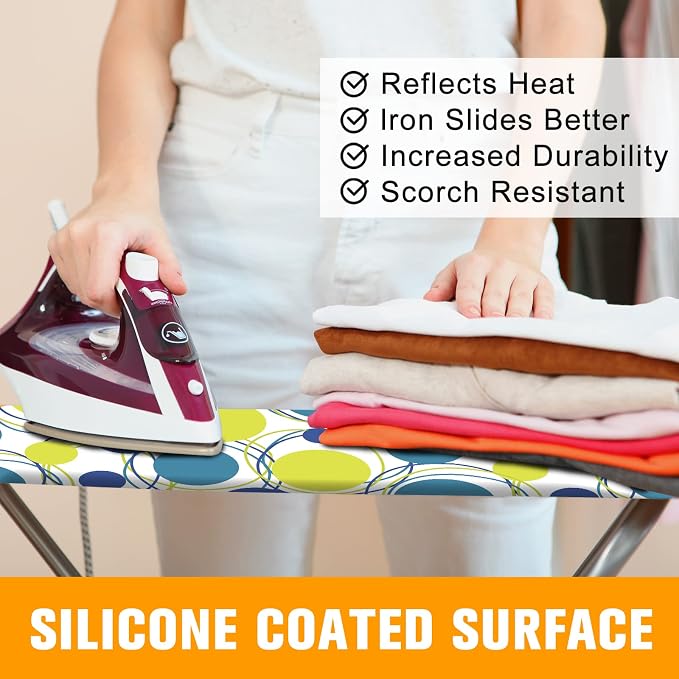 Ironing Board Cover and Pad, Standard Size 15" x 54" Iron Board Replacement - Image 5