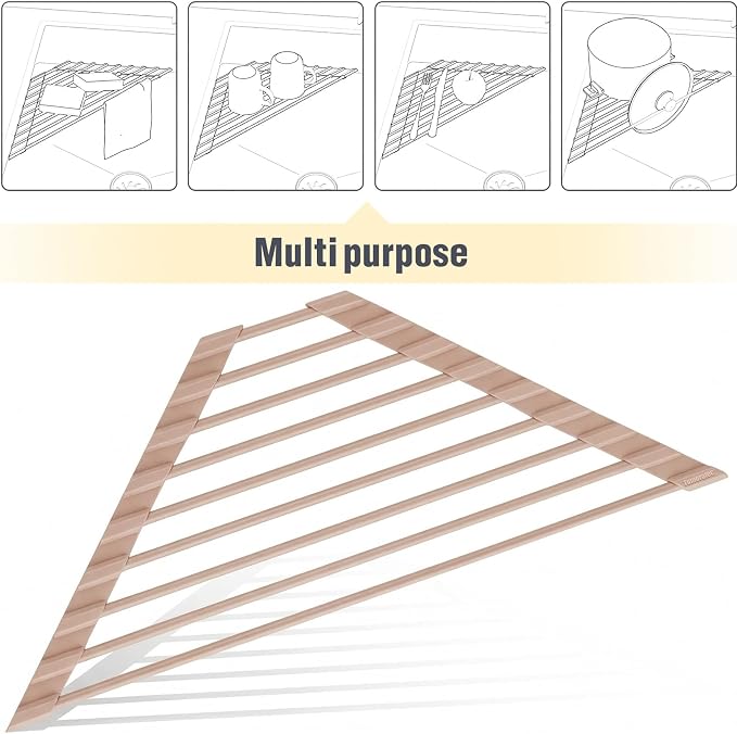 Tomorotec Roll Up Dish Drying Rack - Image 8