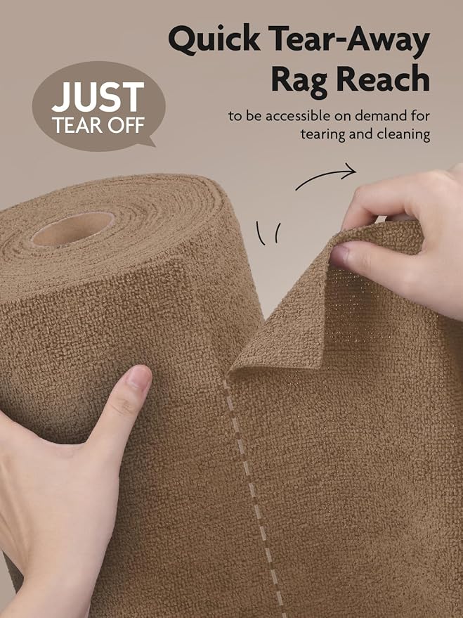 Fantasticlean Microfiber Cleaning Cloth Roll- 75 Sheets, Tear-away Microfiber - Image 4
