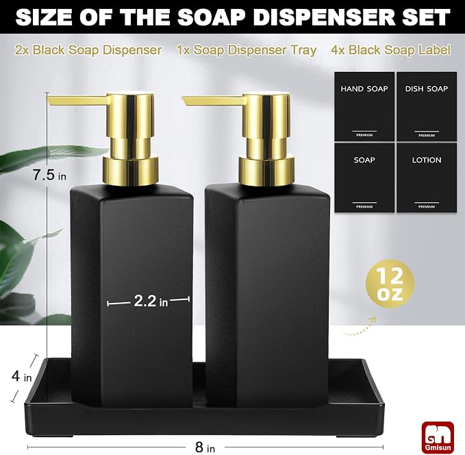 GMISUN Kitchen Soap Dispenser Set - Image 2