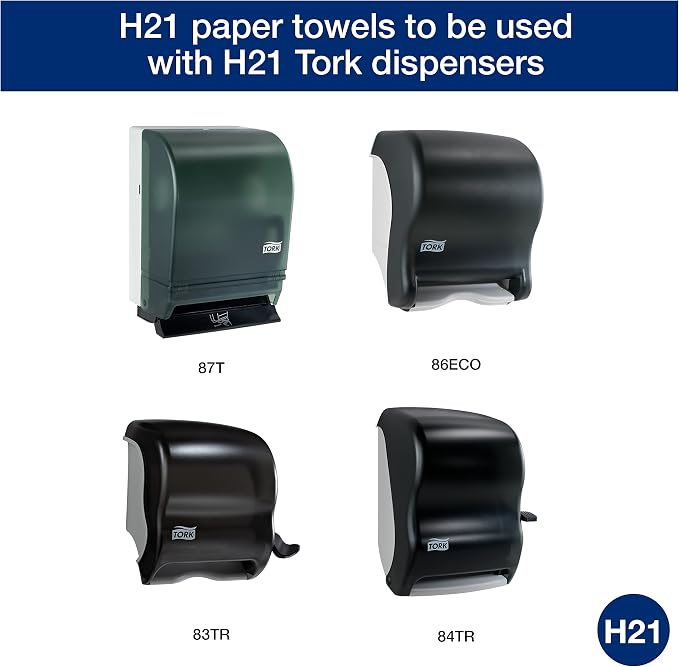 Tork Natural Paper Hand Towel Roll H21, 6 Rolls x 800 Ft - Image 3