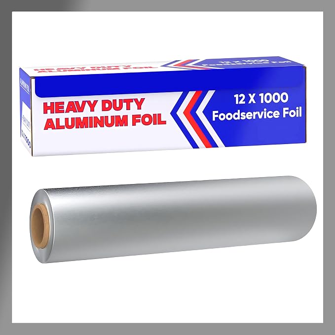 Aluminum Foil Wrap Roll 12 in x 1000 ft Heavy Duty Commercial and Home Use by Pokanic%C2%AE