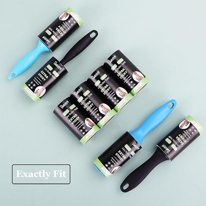 4 inch Lint Roller Refills for Evercare PetLovers Fedicelly Albatross and More - Image 2