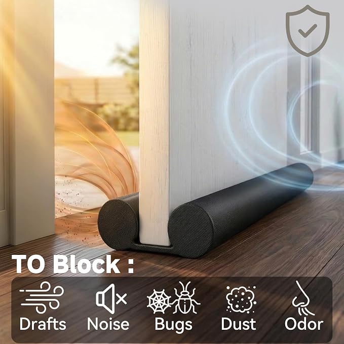 MAXTID Under Door Draft Stopper, 36 Inches, Bottom Seal, Gap Filler | Door - Image 3