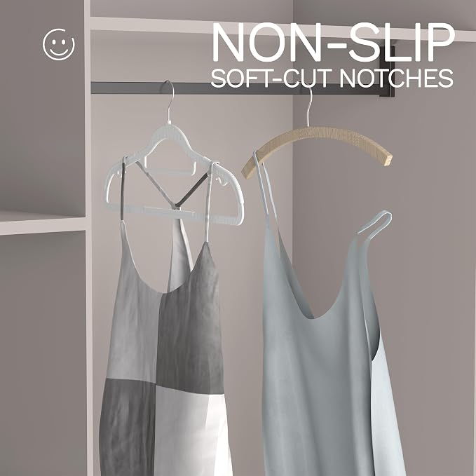 60 Pack Thin Space Saving Hangers, Slim Clothes Hangers - Image 7