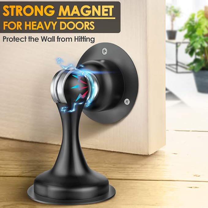 Door Stoppers Magnetic Door Catch Door Stop Door Holder Stainless Steel | 6 - Image 4