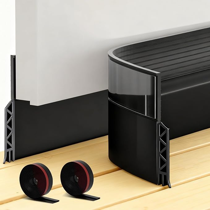 2 Pack Door Draft Stopper Sheets, Door Sweep by Longeas