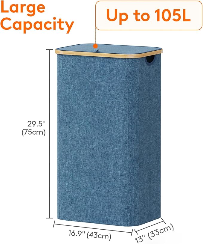 Lifewit 105L Laundry Basket - Image 3