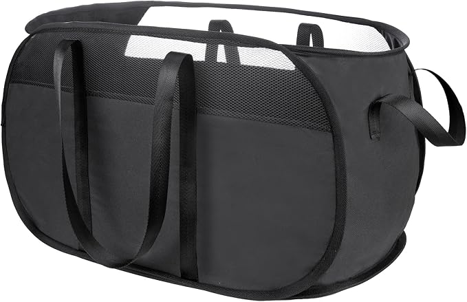 Pop Up Laundry Hamper，with Durable Handles collapsible laundry basket，Easy to - Image 3