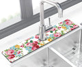 Kitchen Sink Splash Guard Faucet Mat Super Absorbent Fast Drying Mat Sink by THIDEAPE