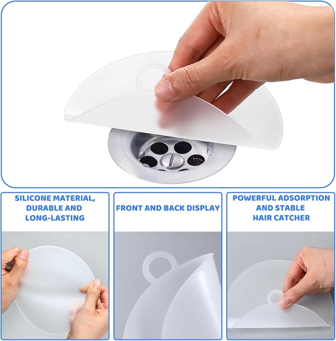 6 Pack Drain Covers for Bugs, 6 X 6 Inch, Anti Odor and Cockroach, Kitchen - Image 5
