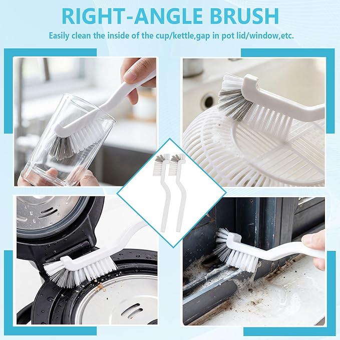 18PCS Crevice Cleaning Brush Hard Bristle Scrub Brushes - Image 2