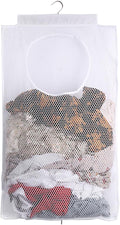 ALYER Breathable Mesh Laundry Hamper, Foldable Hanging Closet Storage Basket by ALYER