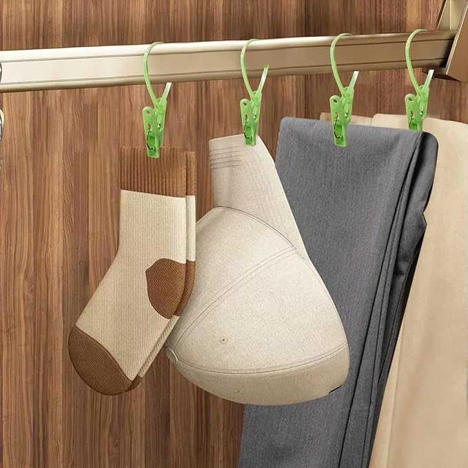 24 Pack Plastic Clothes Pins Heavy Duty Outdoor - Image 5