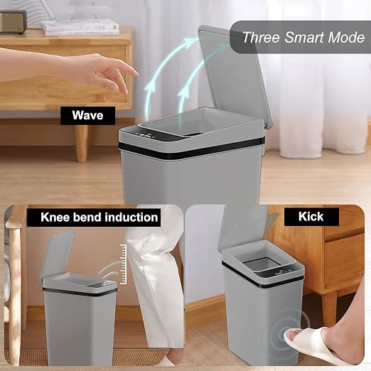 3 PACK - Small Trash Can with Lid - Image 2