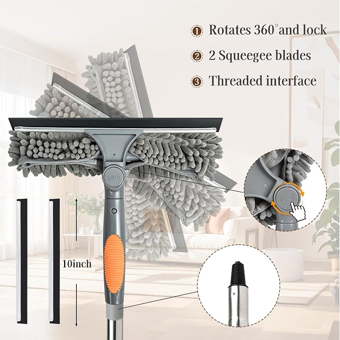 67" Window Squeegee for Window Cleaning - Image 4