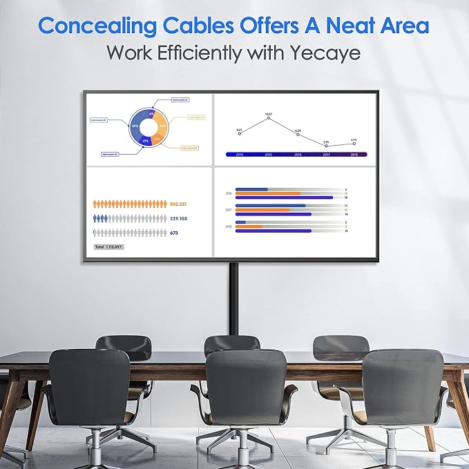 Yecaye TV Cord Hider, 125in Cord Cover, W1.18in H0.6in, Wire Covers - Image 7