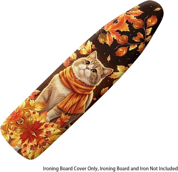 Thanksgiving Cat Ironing Board Cover and Pad Heat Reflective Stain Resistant - Image 6