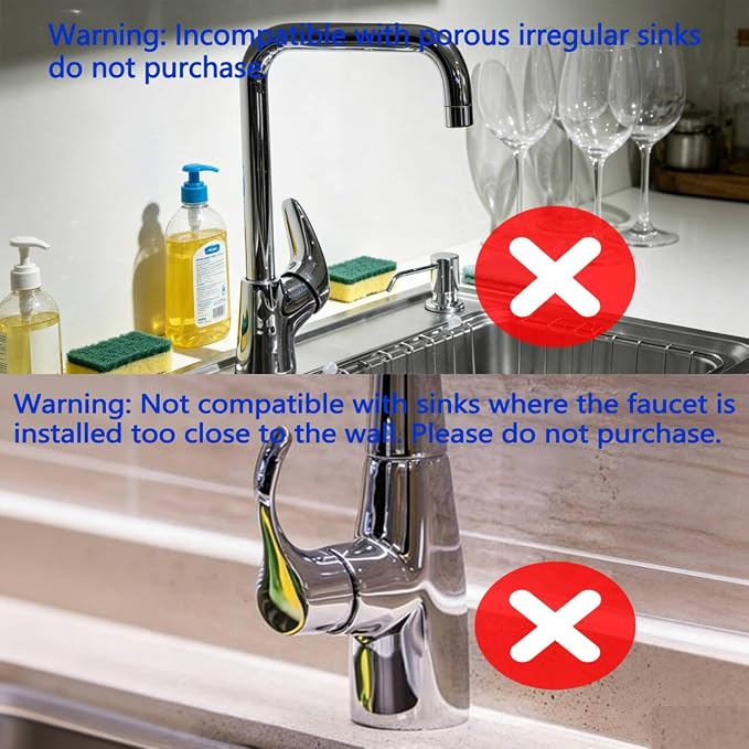 Kitchen Sink Splash Guard Gen2-30" x 6'' Silicone Sink Mat Splash Guard fit - Image 7