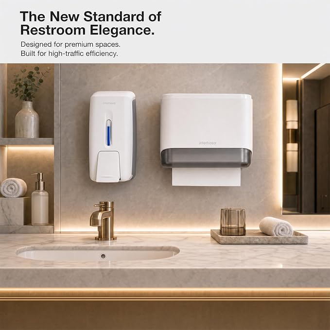 interhasa! Commercial Hand Soap Dispenser Wall Mount | Dual-Lock Design - Image 8