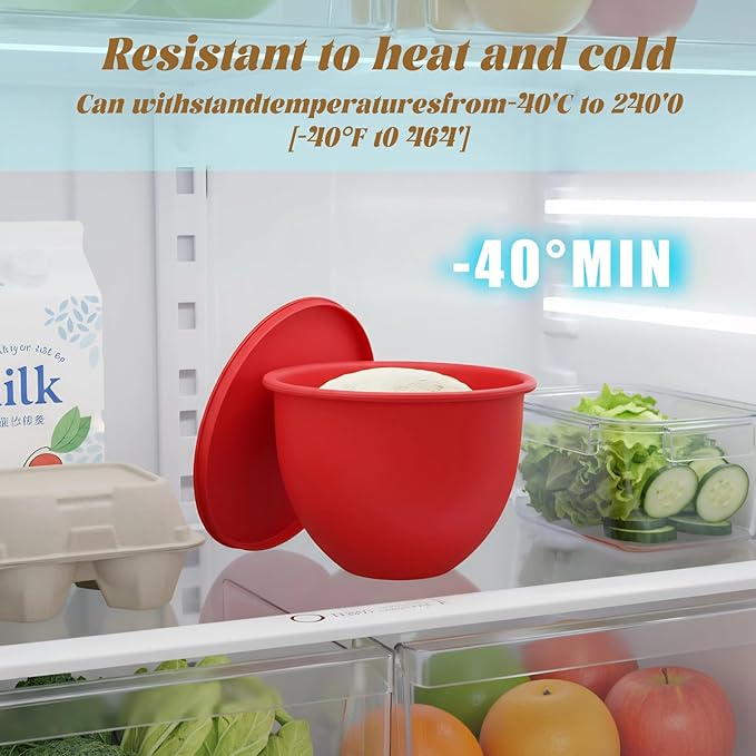 Silicone Kitchen Bowl Liner, Mixing Bowl Accessory with Lid, and Baking & Cooking Attachment for 5-Quart Tilt-Head Stand Mixers—No Bowl Replacement Required