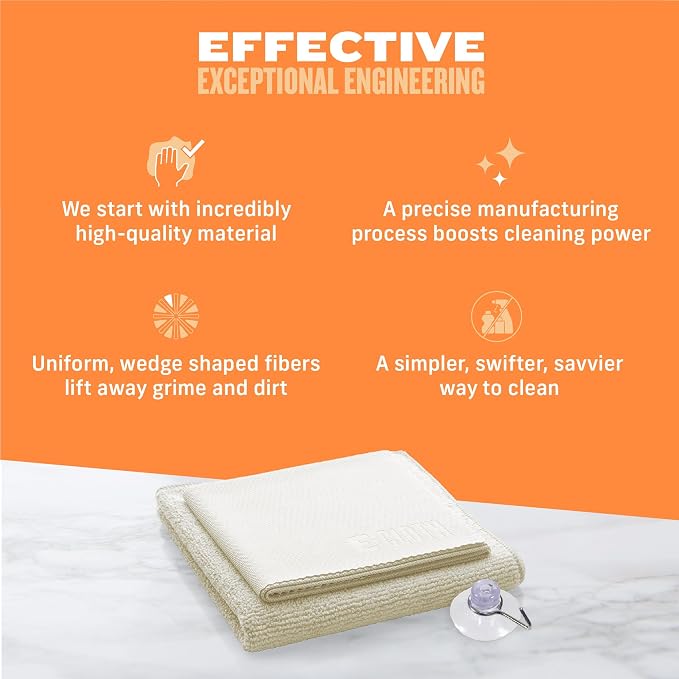 E-Cloth Shower Cleaning Kit, Reusable Microfiber Cleaning Cloth, Ideal Shower - Image 6