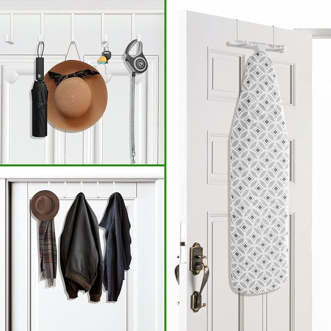 Booda Brand Over The Door Hooks 10 Pack, Z-Shaped Door Hanger Hook Fits The 1 - Image 7