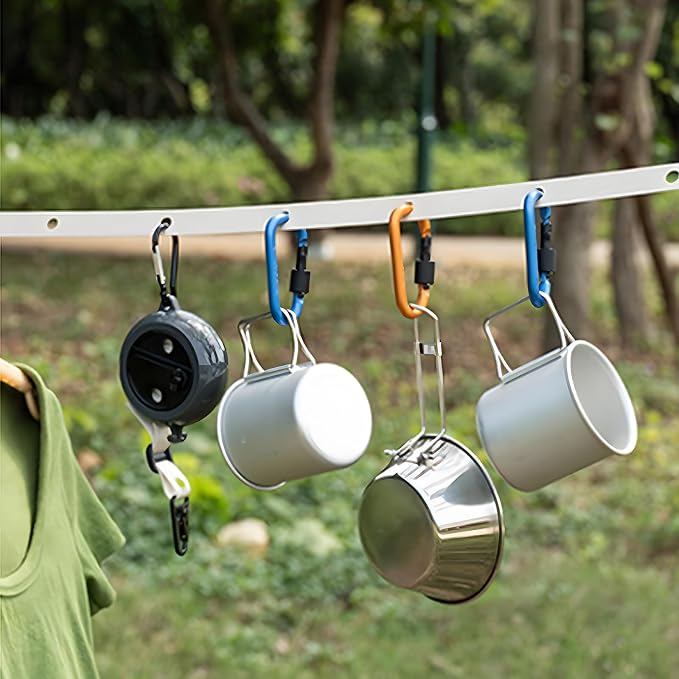 13.4Ft Portable Travel Clothesline is Also an Outdoor Camping Clothesline - Image 6