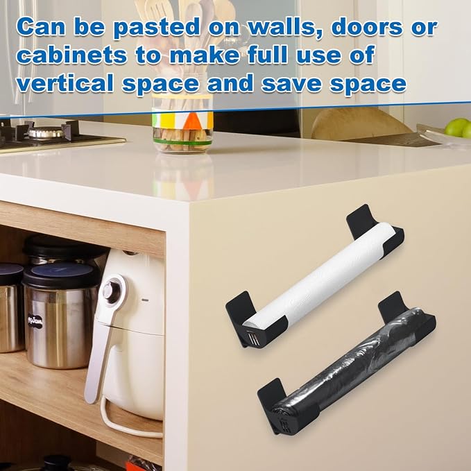 4pcs 2.5 Inch Small Trash Bag Holder, Plastic Trash Bag Dispenser Roll Holder - Image 6