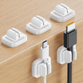 Lamicall 5 Pack Spring Fixed Cord Holder Clips, Desk Cable Organizer | by Lamicall