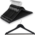 TOPIA HANGER Wooden Hangers 20 Pack, 360° Swivel Hook, Smooth Finish, Shoulder by TOPIAHANGER