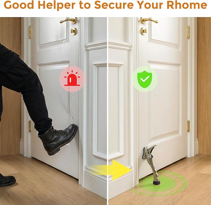 Door Stoppers, 4 Inch Kickdown Door Stop - Image 5