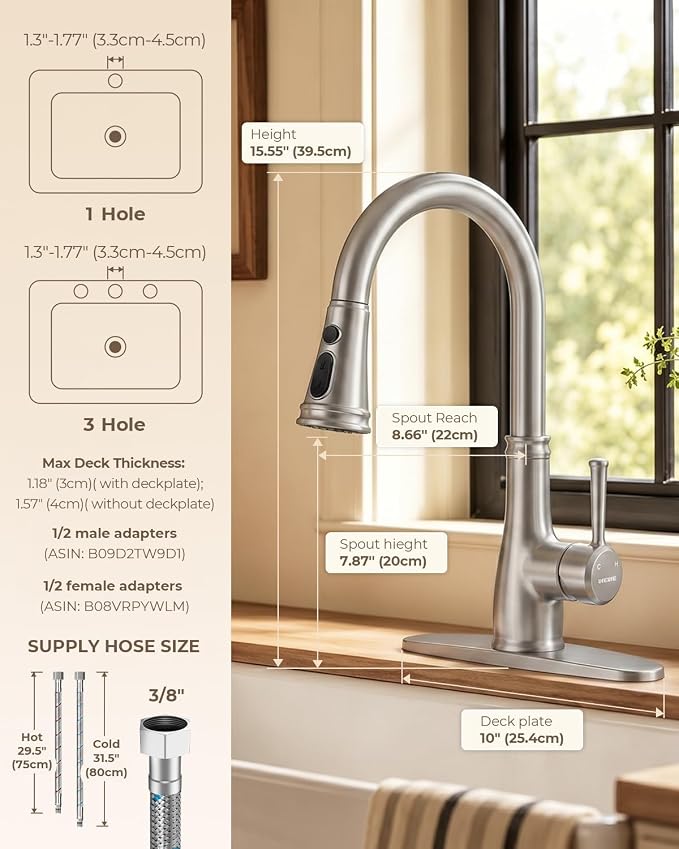 WEWE Vintage Kitchen Faucet - Image 4