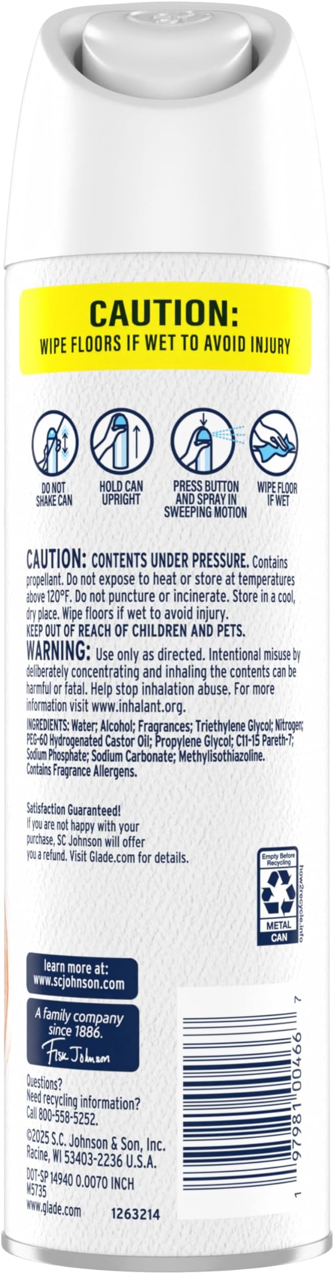 Glade Air Freshener Room Spray, Juniper Forest Scent, Odor Fighting to Deliver - Image 2