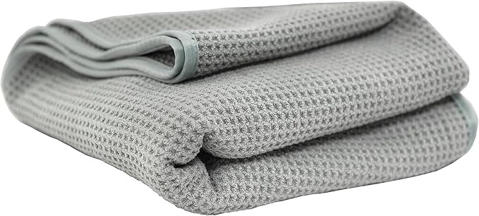 Chemical Guys Waffle Weave Gray Matter Microfiber Drying Towel by ChemicalGuys