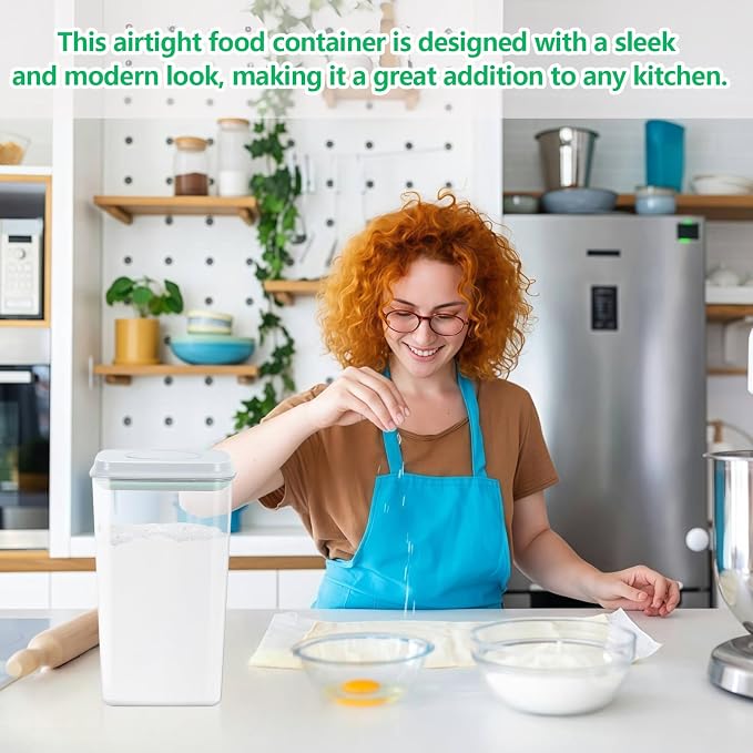 4.2 Qt Airtight Flour Rice Storage Container - Image 7