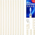 Delamu 157in Cord Covers for Wires on Wall, Cord Hider for 1 Cord, Paintable by DELAMU