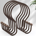 AmazerBath Bronze Shower Curtain Hooks Shower Curtain Rings, Simple Double Hook by AmazerBath