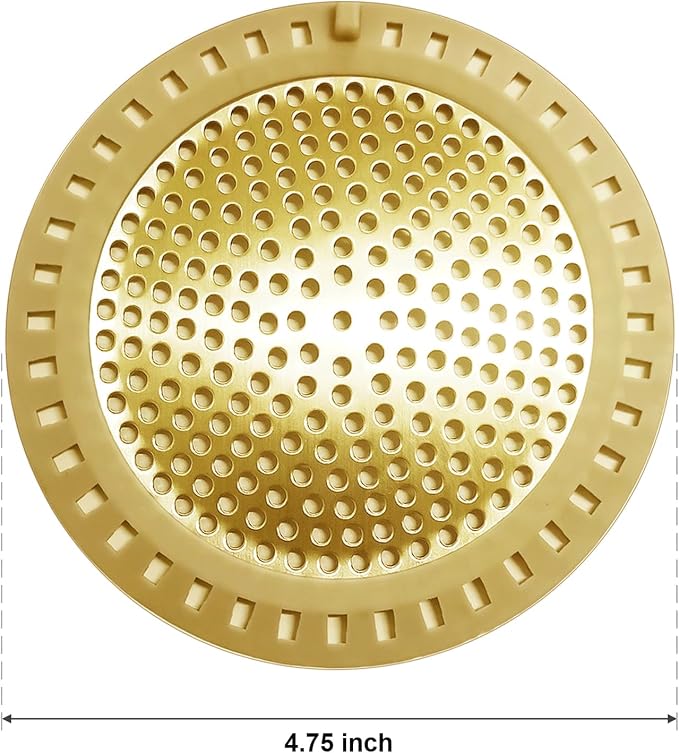 Seatery 2PCS Hair Catcher Shower Drain/Strainer/Cover/Filter/Trap, Bathtub - Image 2