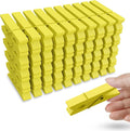 50PCS Colored Wooden Clothespins 2.9 Inch Color Clothes Pins by HONGYUTAI
