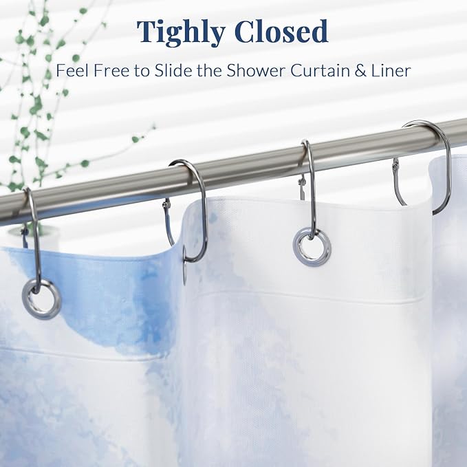 Bathway Chrome Shower Curtain Rings - Image 3