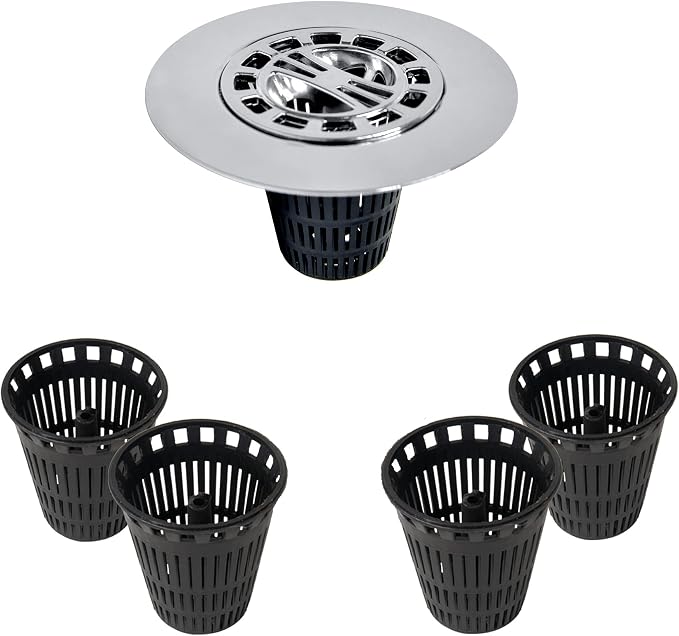 Danco 10529P Chrome Shower Drain Hair Catcher by DANCO