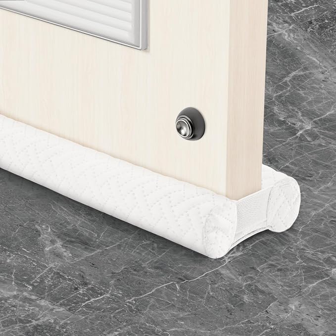 Premium Velvet Under Door Draft Stopper, Door Draft Stoppers by SavEase
