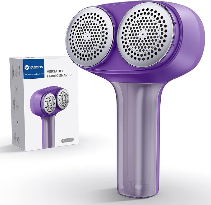 VASSON Fabric Shaver, Sweater Depiller & Pilling Remover | Dual-Head Design by VASSON