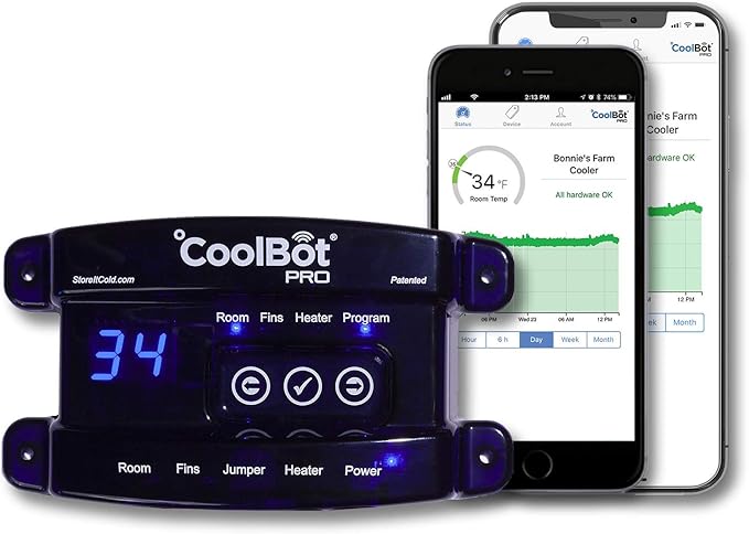 COOLBOT Pro 34ºF Walk-in Cooler Controller for Air Conditioners (Wi-Fi Enabled)