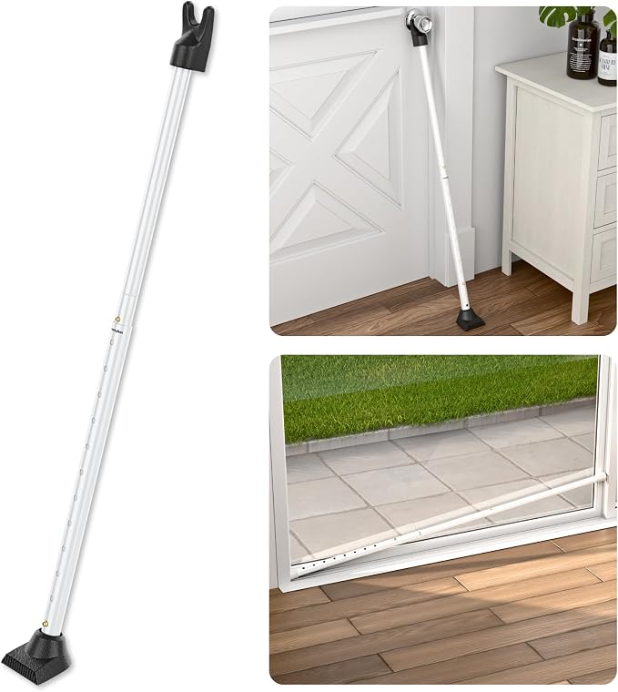 SECURITYMAN 3-in-1 Door Security Bar, Security Door Stoppers & Door Barricade – by SECURITYMAN