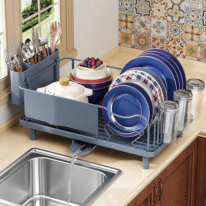 KINGRACK Dish Drying Rack for Kitchen Counter, Dish Drainer - Image 8